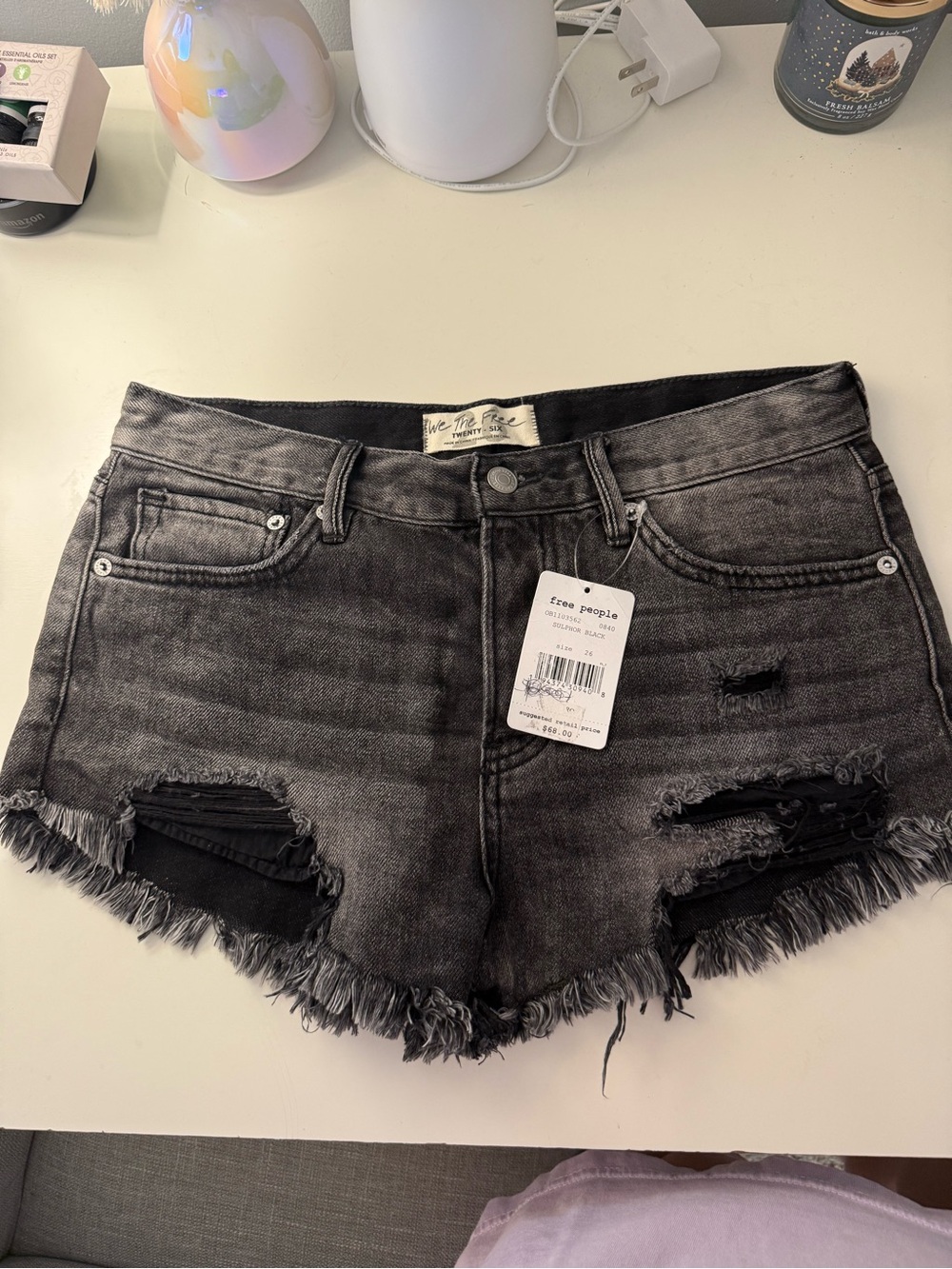 Free People Jean Shorts